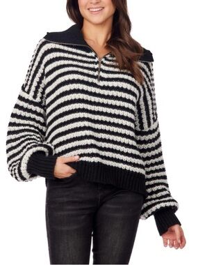 Mud Pie Norris Pullover Striped Sweater S/M